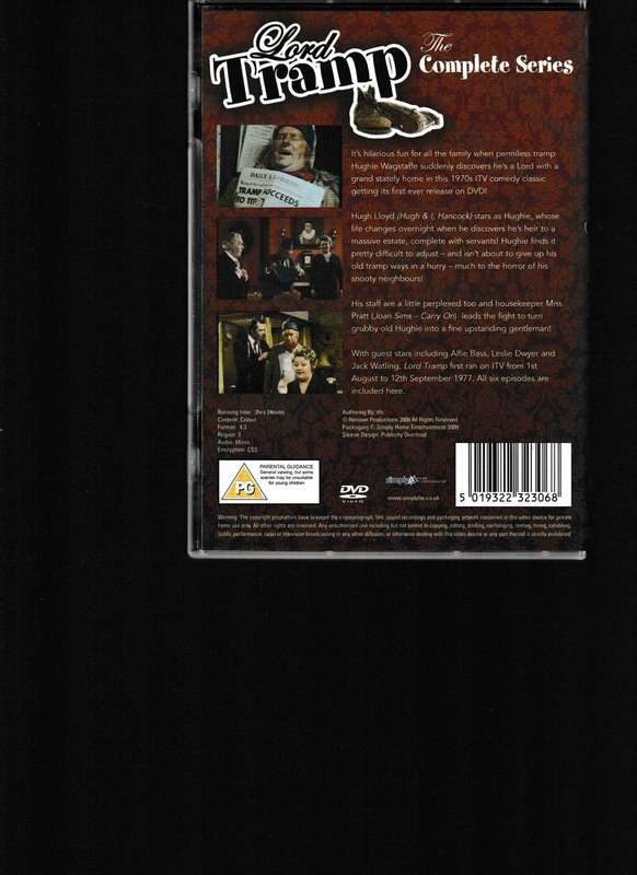 LORD TRAMP THE COMPLETE SERIES DVD, BRITISH COMEDY