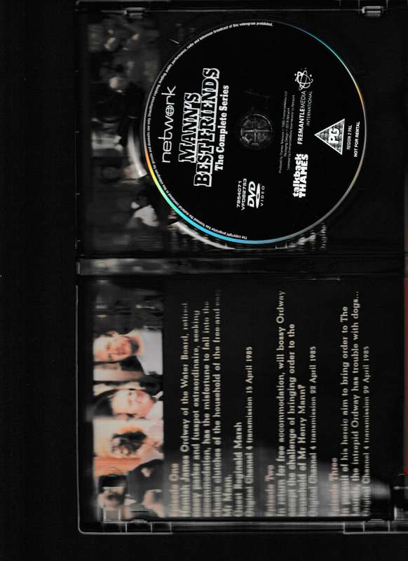 MANN'S BEST FRIENDS complete series DVD BRITISH COMEDY