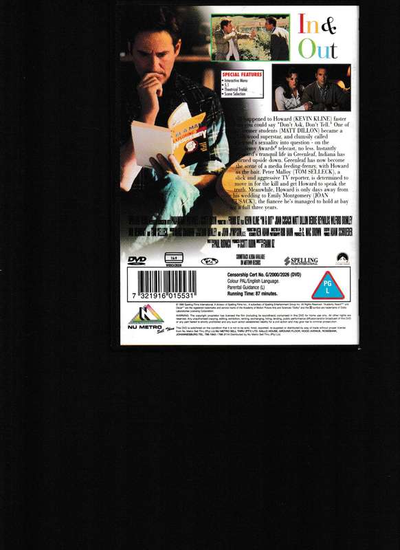 IN AND OUT DVD