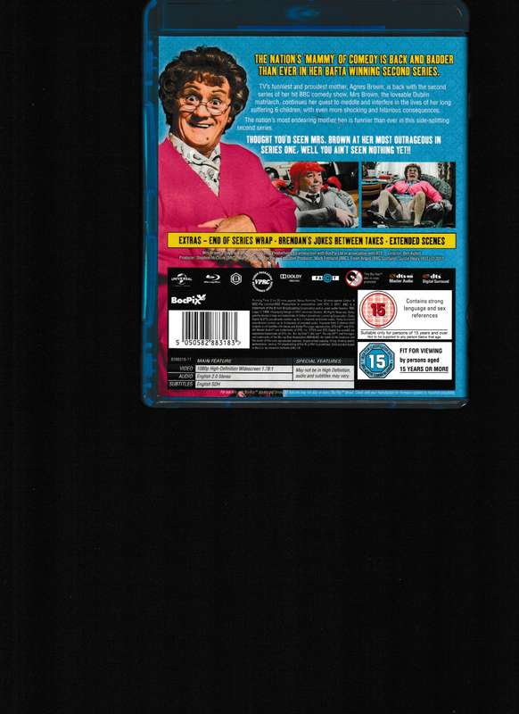 MRS BROWN'S BOYS BLU RAY SERIES ONE & TWO AND THE CHRISTMAS SPECIAL