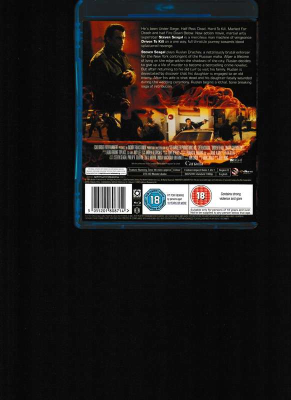 DRIVEN TO KILL BLU RAY