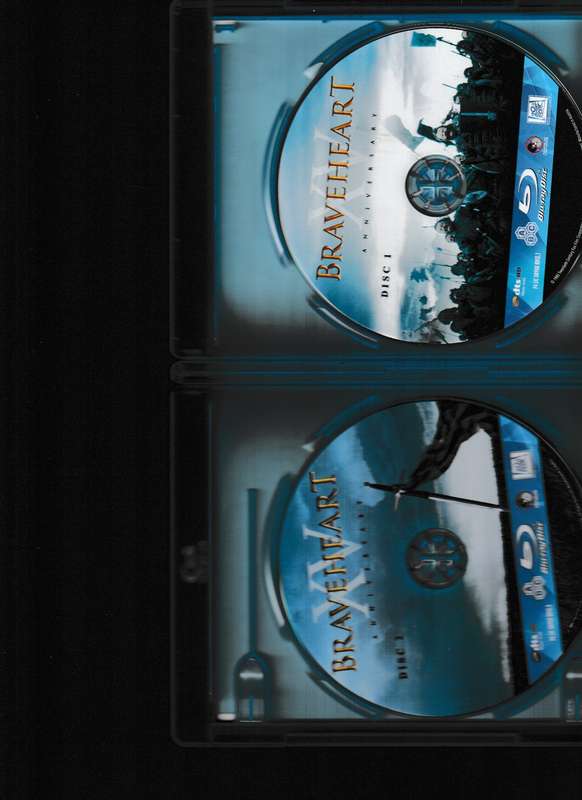 BRAVEHEART ANNIVERSARY 2 BLU RAY DISC SET