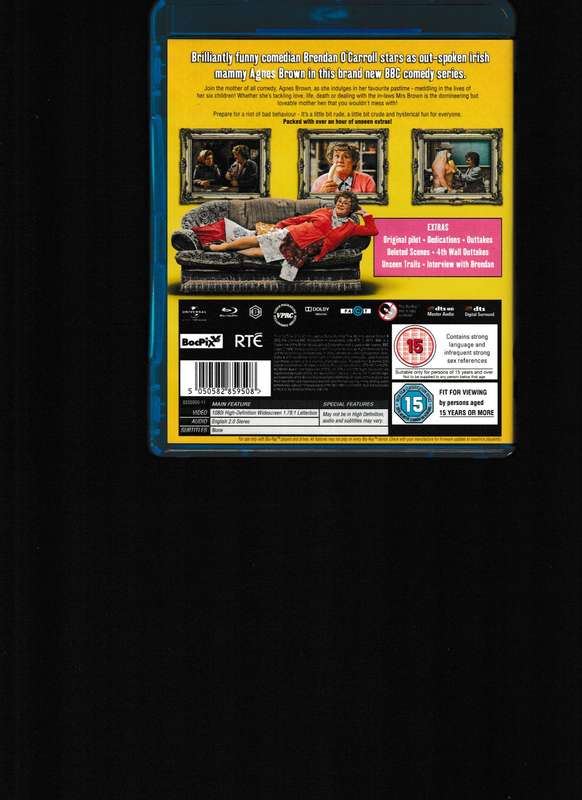MRS BROWN'S BOYS BLU RAY SERIES ONE & TWO AND THE CHRISTMAS SPECIAL