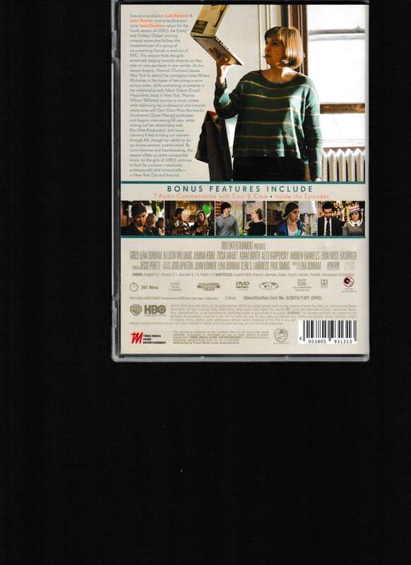 GIRLS, THE COMPLETE FOURTH SEASON DVD SET