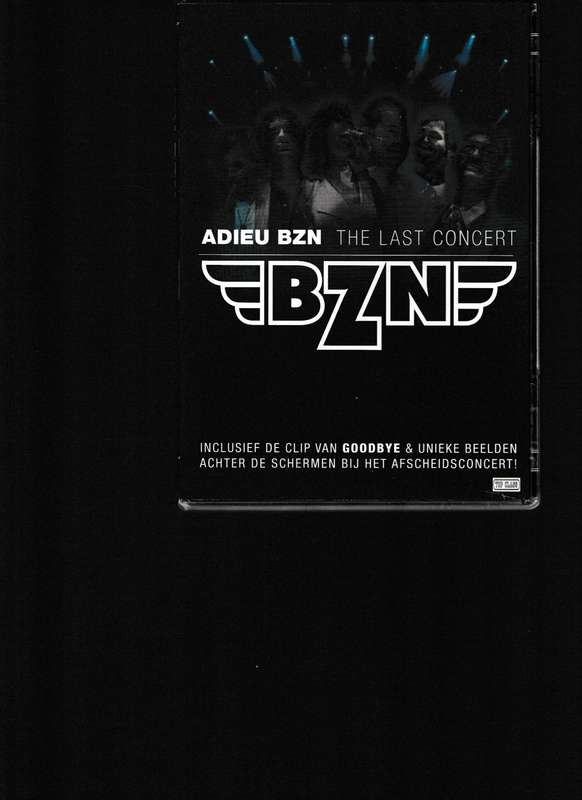 ADIEU BZN, THE LAST CONCERT DVD
