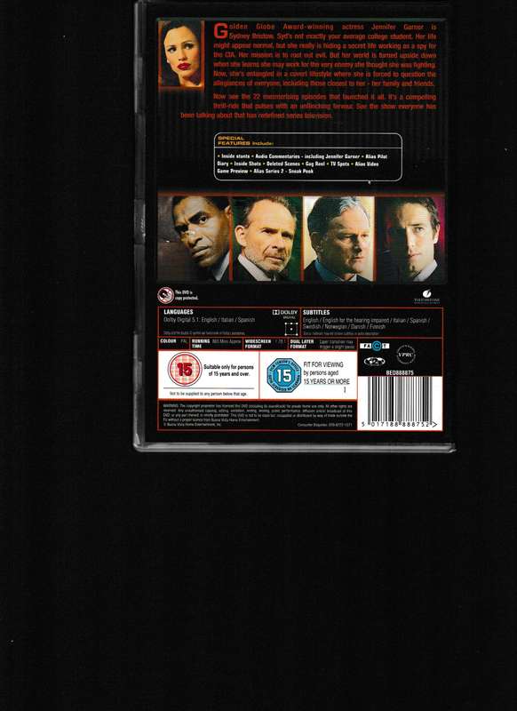 ALIAS, THE COMPLETE COLLECTION SERIES 1-5 DVD