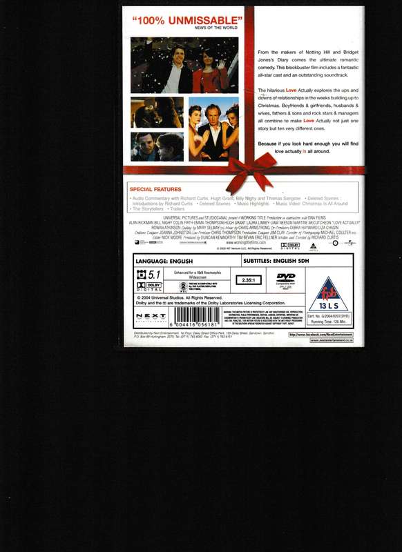 LOVE ACTUALLY DVD