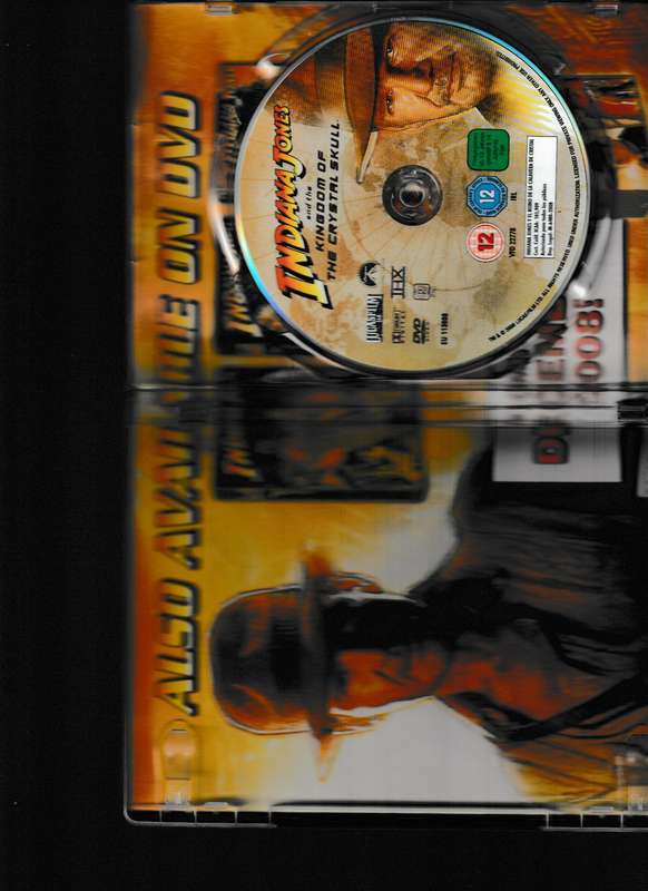 INDIANA JONES AND THE KINGDOM OF THE CRYSTAL SKULL DVD