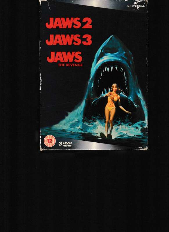 JAWS 2, JAWS 3, JAWS THE REVENGE DVD'S 3 DVD BOX SET