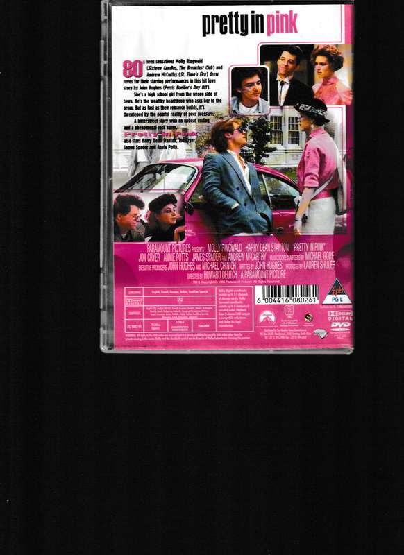 PRETTY IN PINK DVD