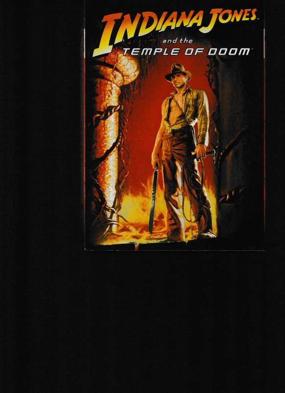 INDIANA JONES AND THE TEMPLE OF DOOM DVD
