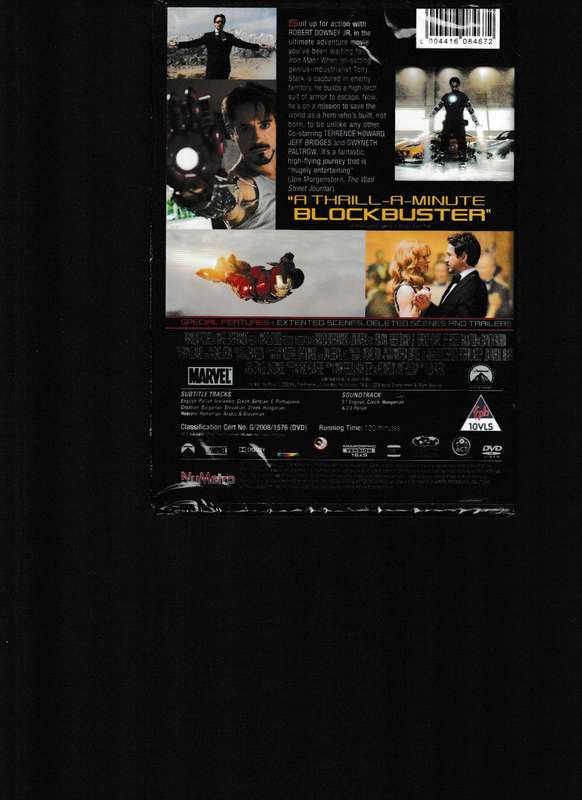 IRON MAN DVD