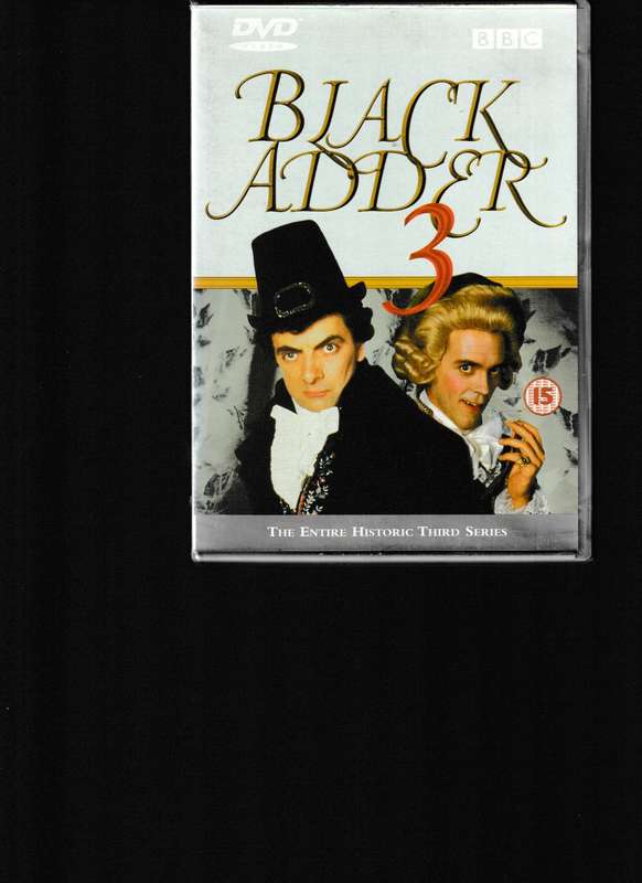 THE BLACK ADDER 3 THE ENTIRE HISTORIC THIRD SERIES DVD