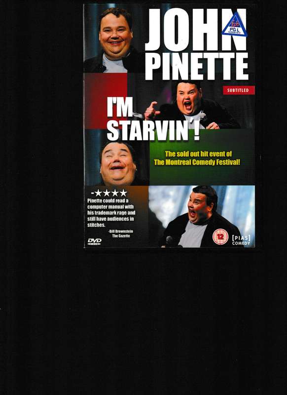JOHN PINETTE, I'M STARVIN! DVD