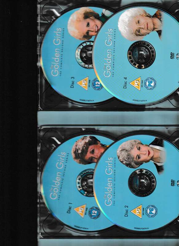 THE GOLDEN GIRLS THE COMPLETE SECOND SEASON 4 DISC DVD BOX SET
