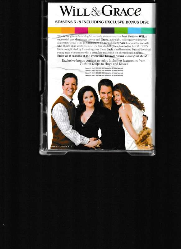 WILL & GRACE SEASONS 1-8 DVD