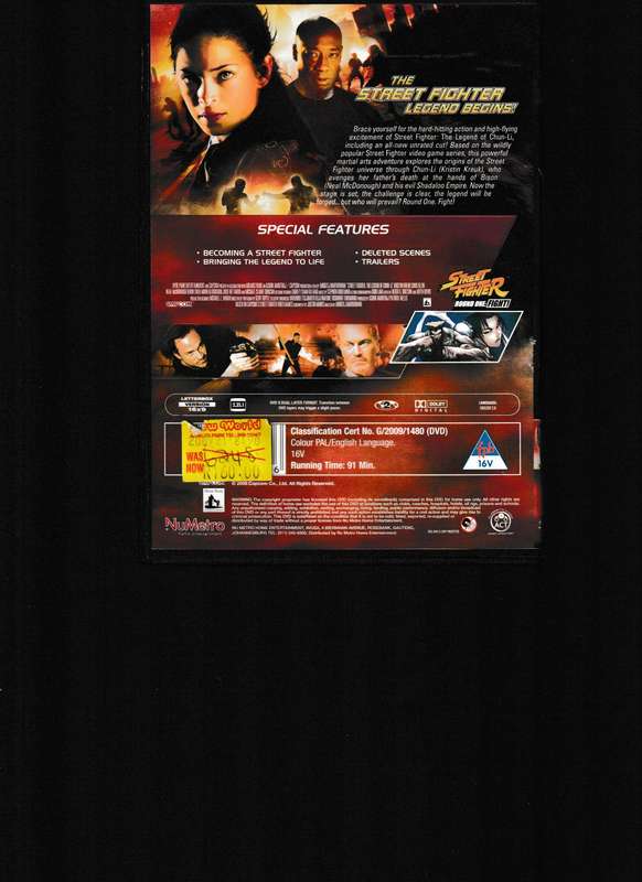STREET FIGHTER DVD