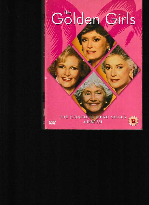 THE GOLDEN GIRLS THE COMPLETE THIRD SEASON 4 DISC DVD BOX SET