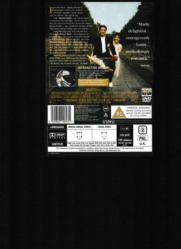 ONLY YOU DVD