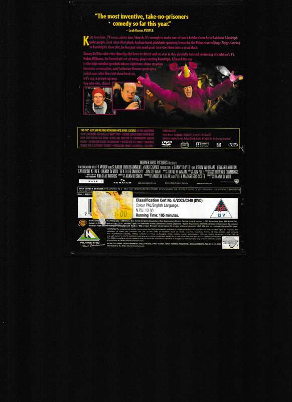 DEATH TO SMOOCHY DVD