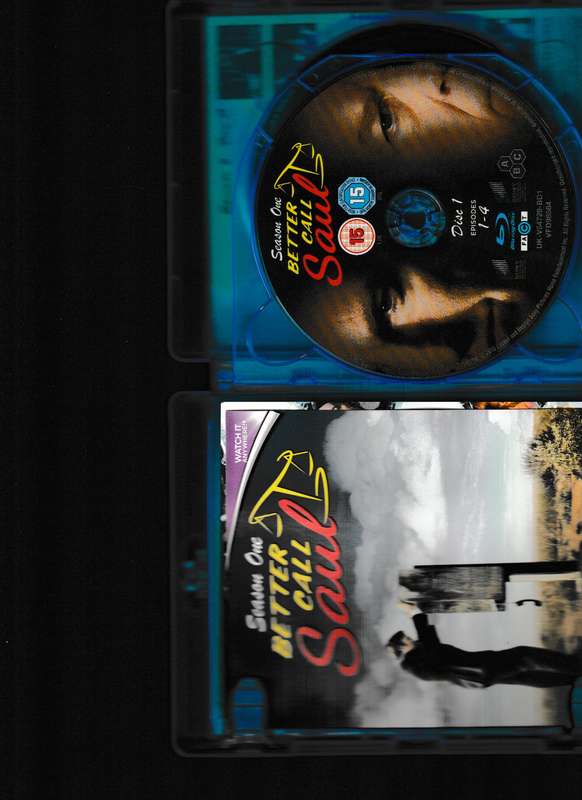 BETTER CALL SAUL SEASON ONE BLU RAY