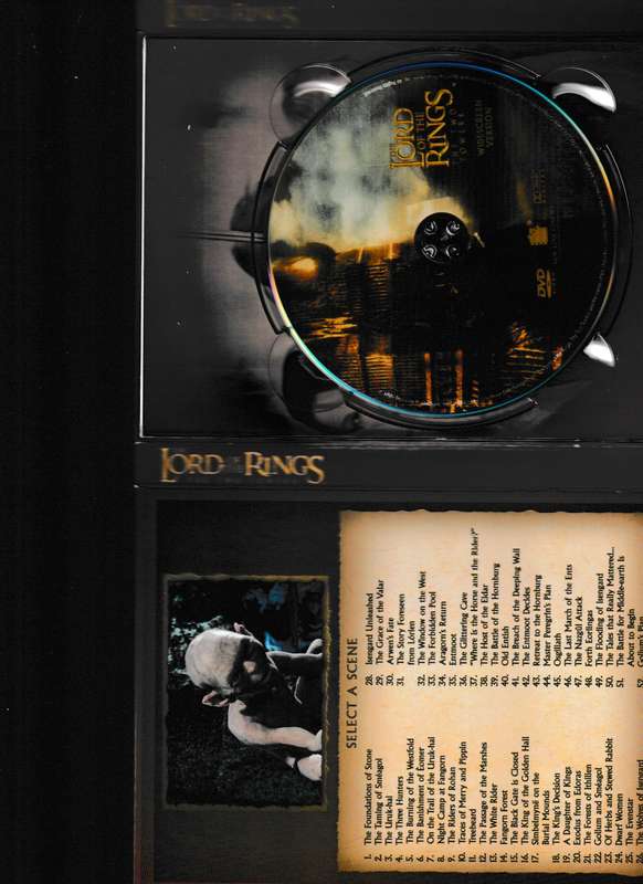 THE LORD OF THE RINGS, THE TWO TOWERS 2 DVD SET