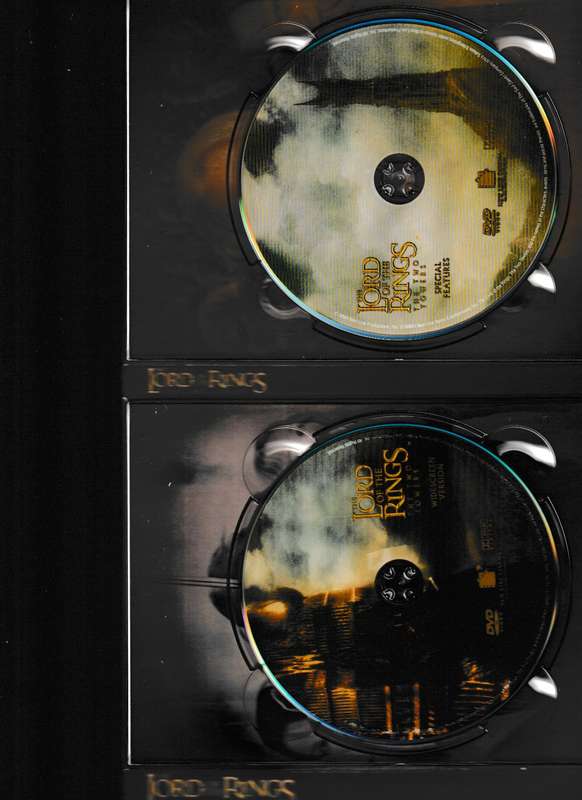THE LORD OF THE RINGS, THE TWO TOWERS 2 DVD SET