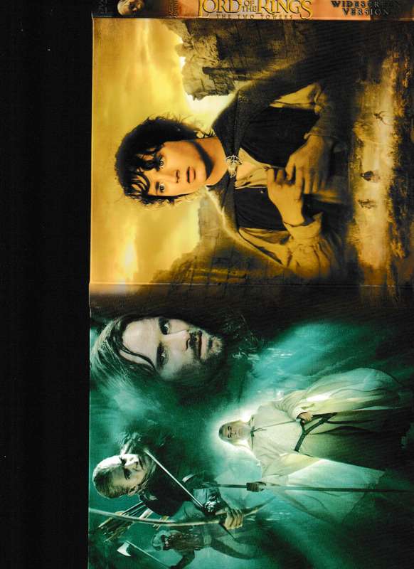 THE LORD OF THE RINGS, THE TWO TOWERS 2 DVD SET