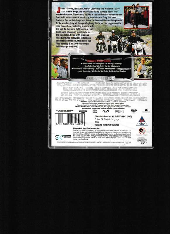 WILD HOGS DVD