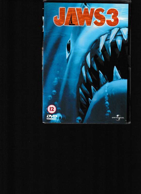 JAWS 2, JAWS 3, JAWS THE REVENGE DVD'S 3 DVD BOX SET