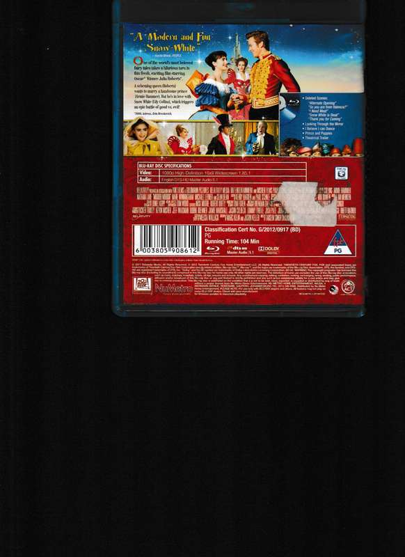MIRROR MIRROR BLU RAY