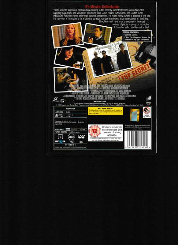 MY SPY DVD
