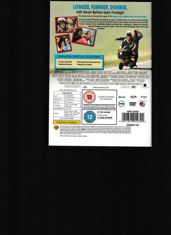 DUMB AND DUMBER DVD
