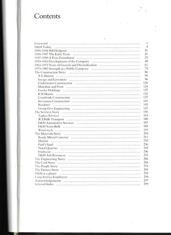 A FOUNDATION FOR THE FUTURE, THE DARLING AND HODGSON STORY 1934-1984