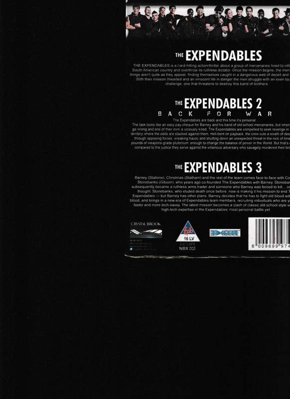 THE EXPENDABLES 1, 2 AND 3 DVD BOX SET