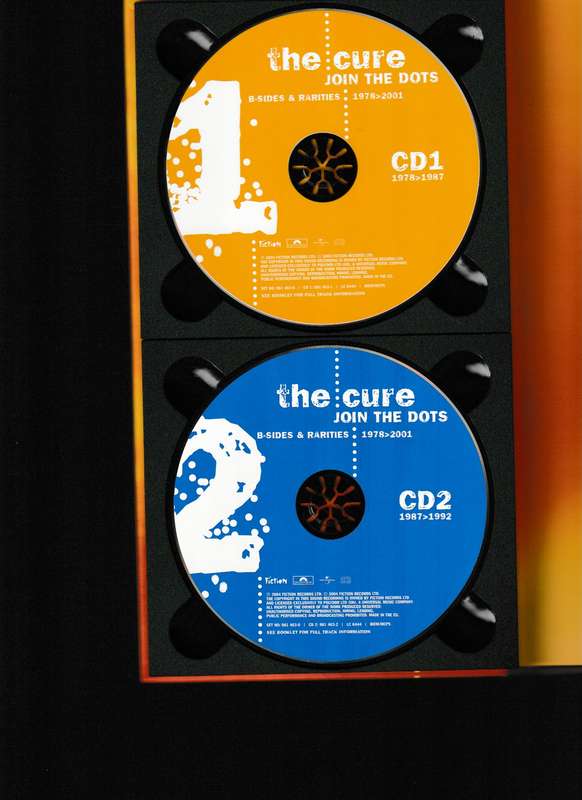 THE CURE, JOIN THE DOTS B-SIDES AND RARITIES 1978-2001 THE FICTION YEARS CD'S