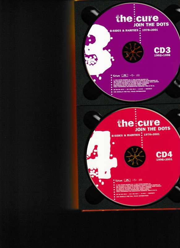 THE CURE, JOIN THE DOTS B-SIDES AND RARITIES 1978-2001 THE FICTION YEARS CD'S