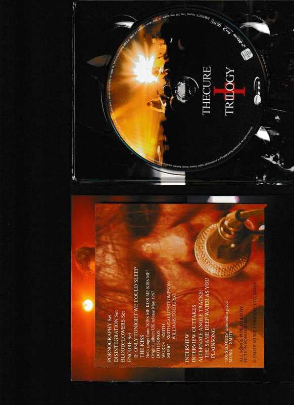 THE CURE TRILOGY BLU RAY