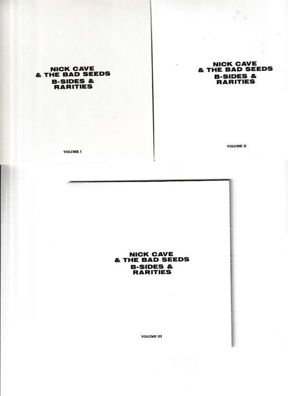 NICK CAVE & THE BAD SEEDS, B-SIDES AND RARITIES