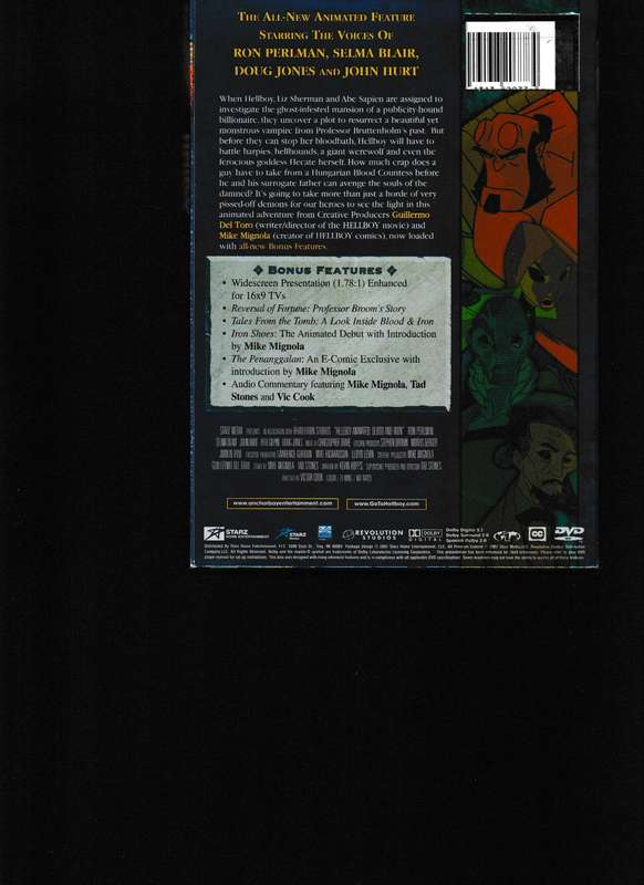 HELLBOY ANIMATED BLOOD & IRON REGION 1