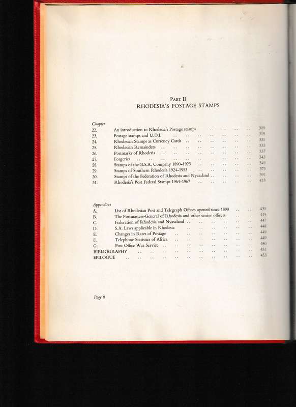 RHODESIA, A POSTAL HISTORY