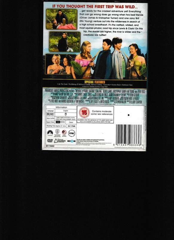 WITHOUT A PADDLE, NATURE'S CALLING DVD