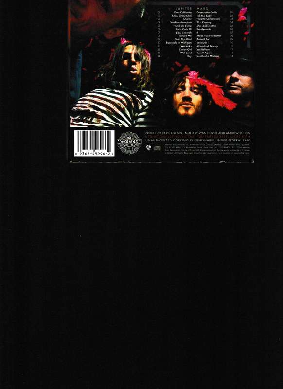 RED HOT CHILI PEPERS DOUBLE CD