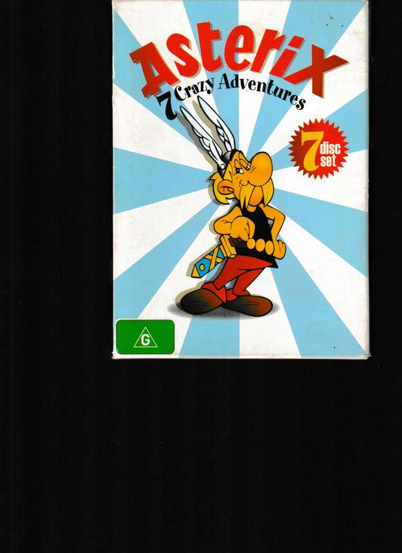 ASTERIX 7 CRAZY ADVENTURES ON 7 DVD'S BOX SET