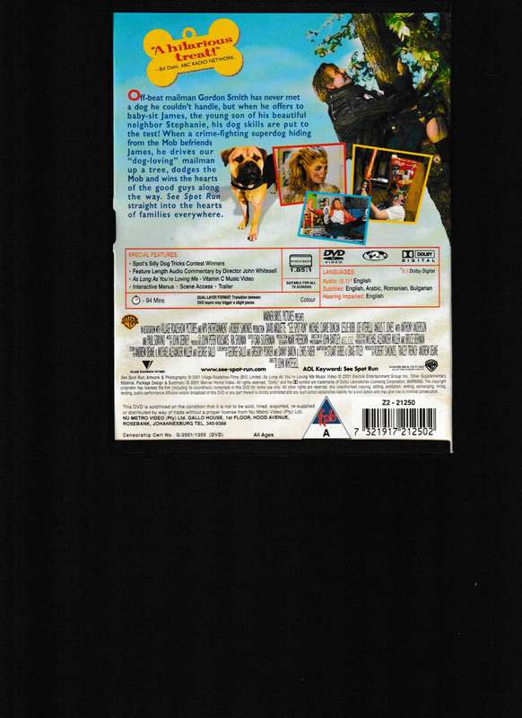 SEE SPOT RUN DVD