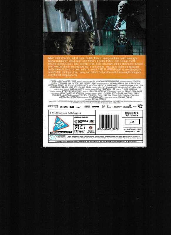 A MOST WANTED MAN DVD