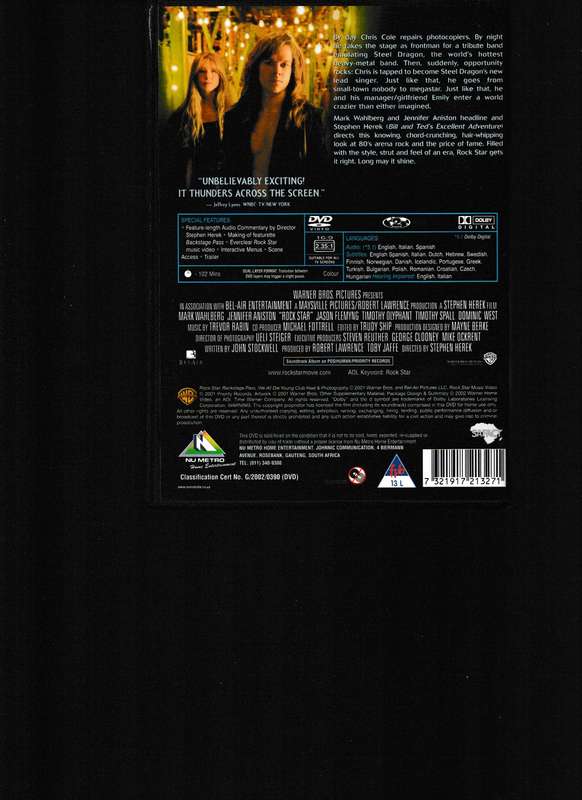 ROCK STAR DVD