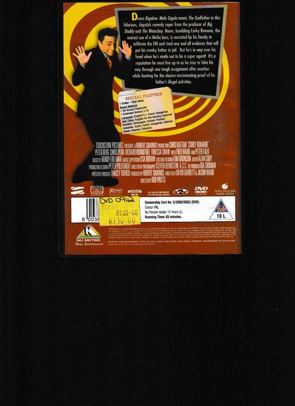 CORKY ROMANAO DVD