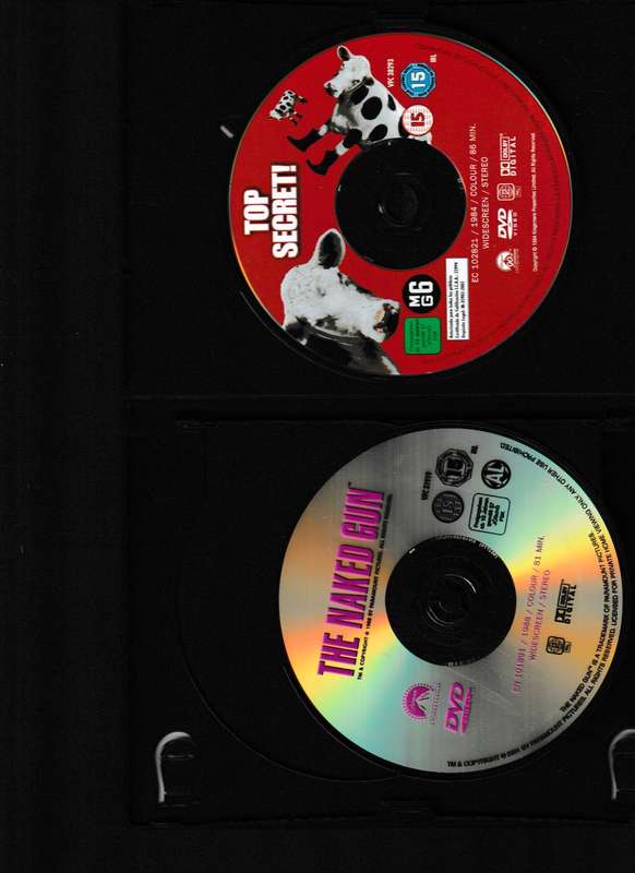 THE NAKED GUN, AIRPLANE, TOP SECRET 3 DVD BOX SET