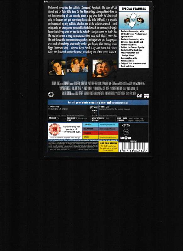 JERSEY GIRL DVD